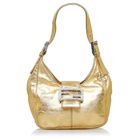 fendi golden bag|pre owned fendi bags.